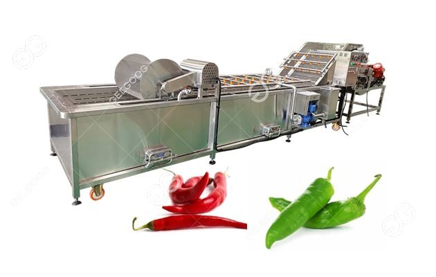 green pepper washing machine