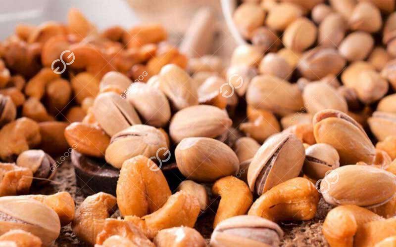 roasted nuts processing machine