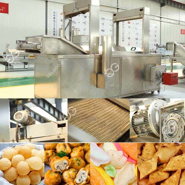 pani puri snack frying machine