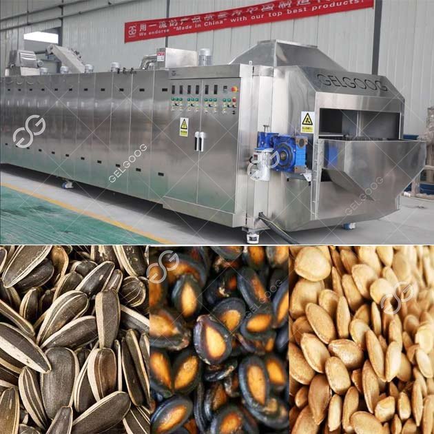 sunflower seed roasting machine