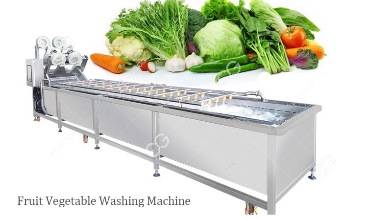 bubble type fruit washing machine