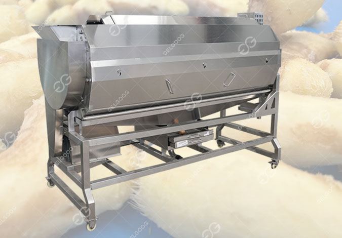 Brush Potato Ginger Washing and Peeling Machine for Sale